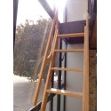 Railing with safety skirting board Extension