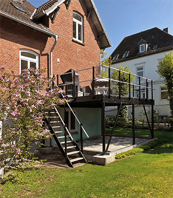 two level deck